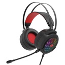 Headset Gamer Redragon, Carmen RGB, PC, Xbox, PS4/PS5, H261, 50mm driver, USB+3.5mm, Noise-cancelling microphone