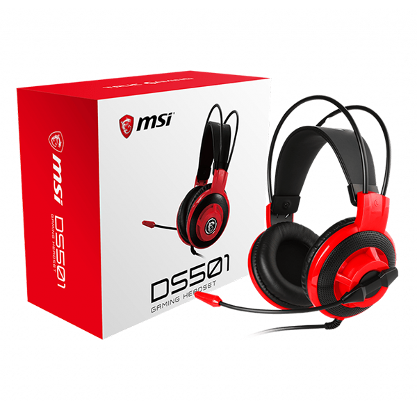 Headset Gaming MSI DS501 Jack 3.5mm