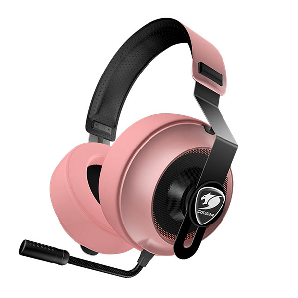 Headset Gaming Phontum Essential Estereo Pink Cougar 3.5mm