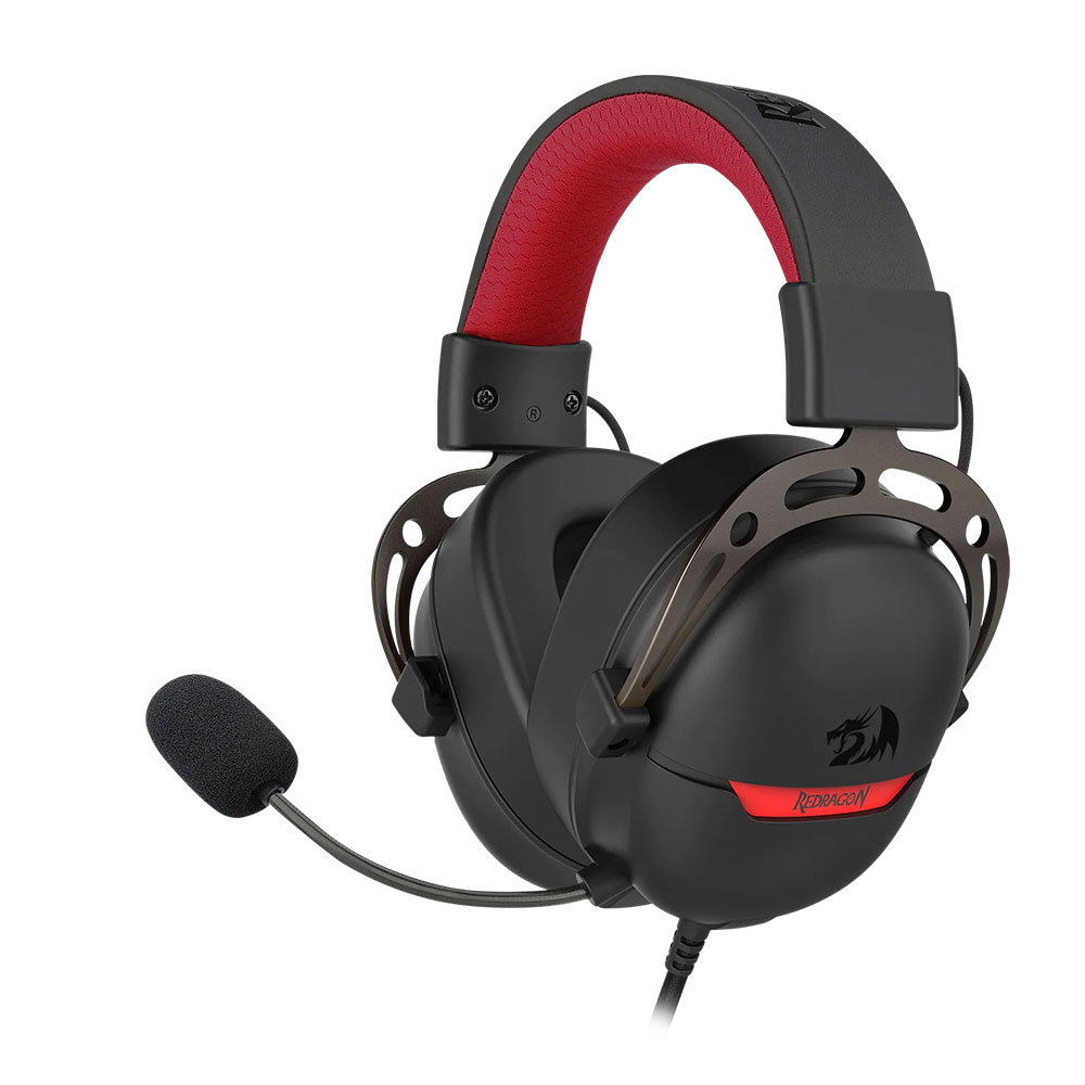 Headset Gaming Redragon Aurora, wired, 7.1 Virtual, EQ, black H376BR