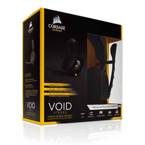 Headset Gaming VOID STEREO 3.5mm, Negro Corsair