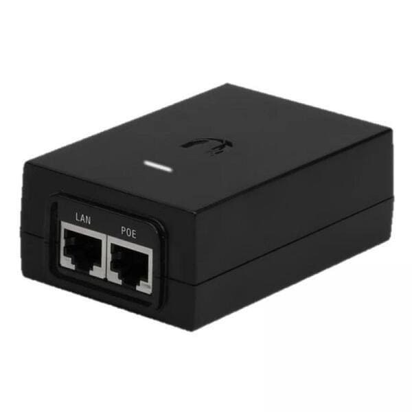 Inyector PoE Ubiquiti de 48VDC, 24W, 0.5A puerto Gigabit POE-48-24W-G