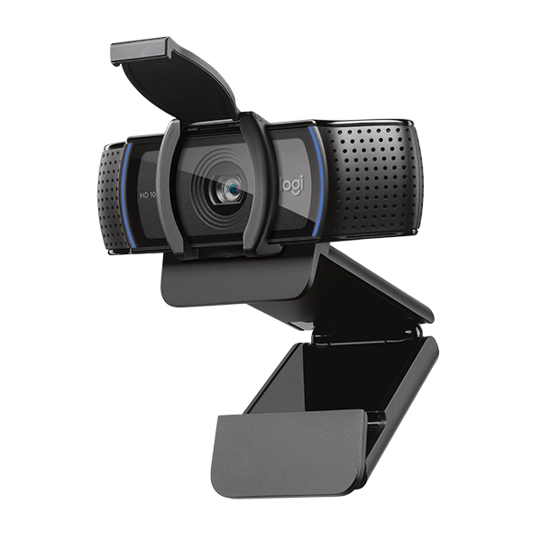 Logitech HD Pro Webcam C920S - Webcam - color - 1920 x 1080 - audio 960-001257