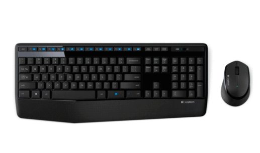 Logitech Wireless Combo MK345 - Juego de teclado y raton - inalambrico Espanol- 2.4 GHz, 920-007820