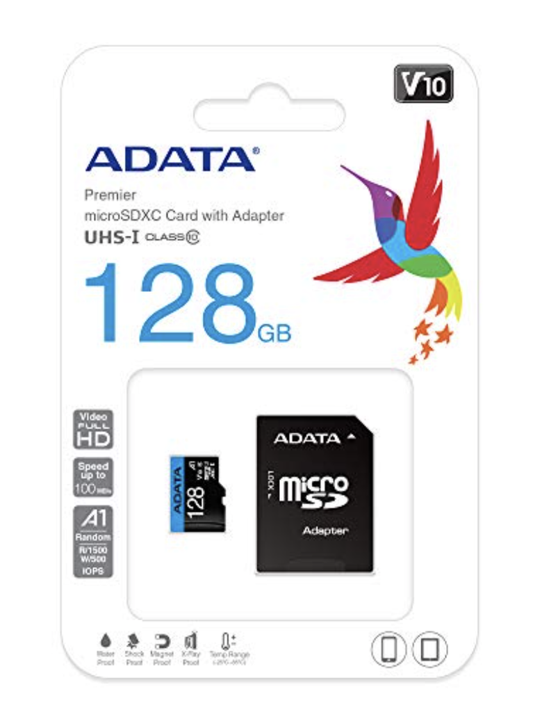 Memoria Micro SD ADATA 128GB C10 AUSDX128GUICL10A1-RA1