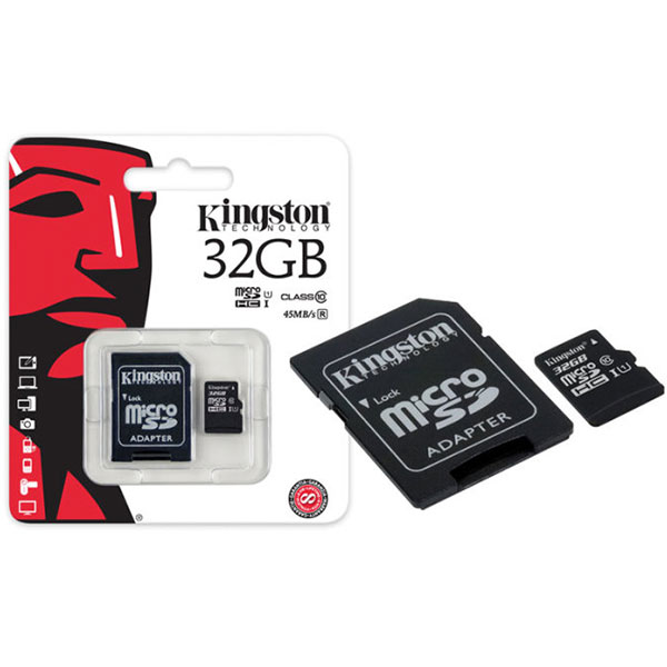 Memoria Micro SD XC Flash 32GB Class 10 Kingston