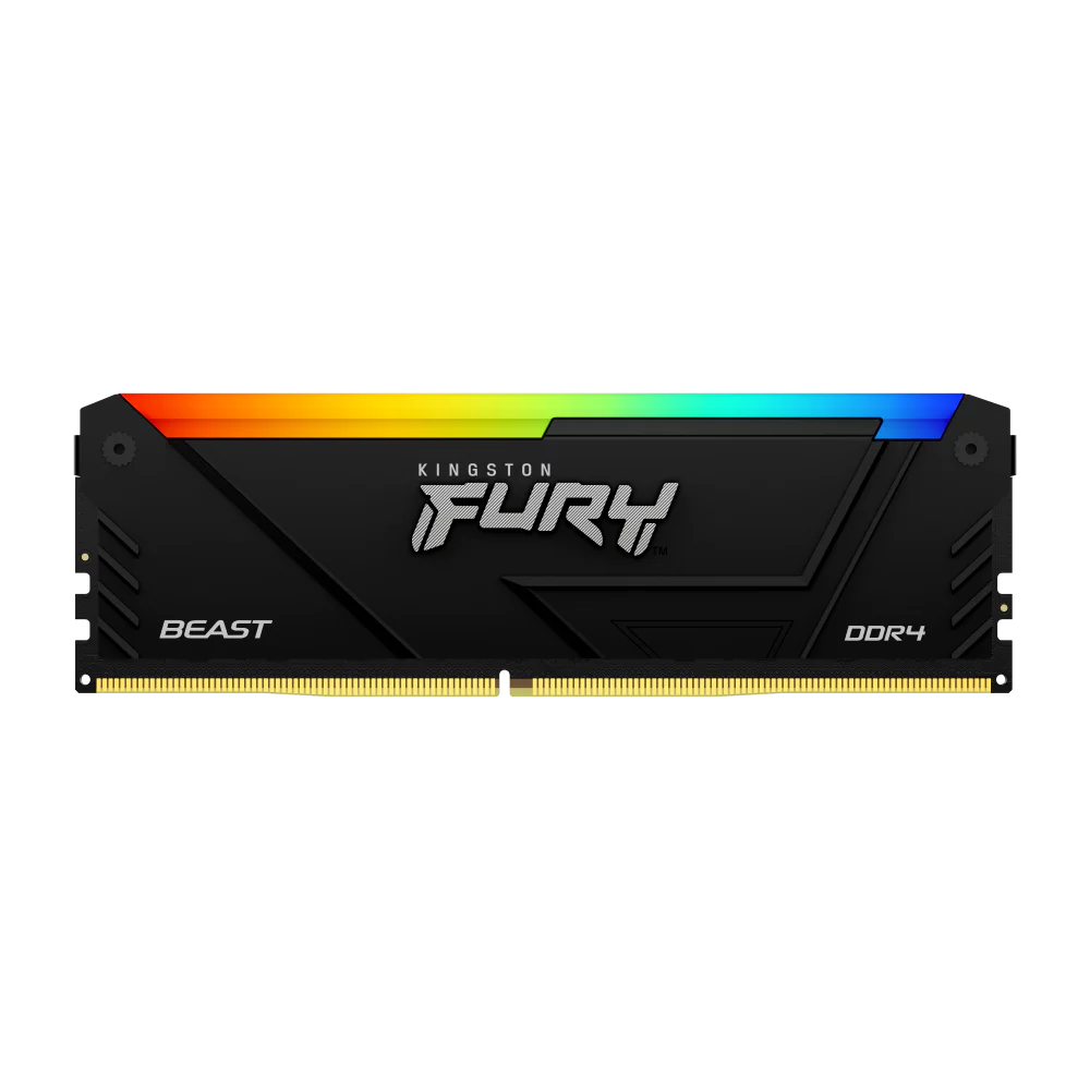 Memoria RAM Kingston FURY RGB 16GB 3200MT/s DDR4 CL16 DIMM Beast, KF432C16BB2A/16