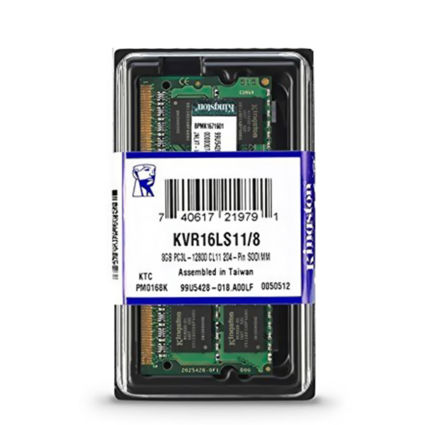 Memoria Ram Sodimm Kingston DDR3 4GB 1600Hz KVR16LS11/4