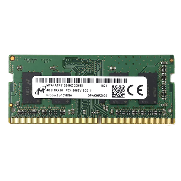 Memoria Ram Sodimm M 4GB DDR4 2666Mhz MTA4ATF51264HZ-2GE1