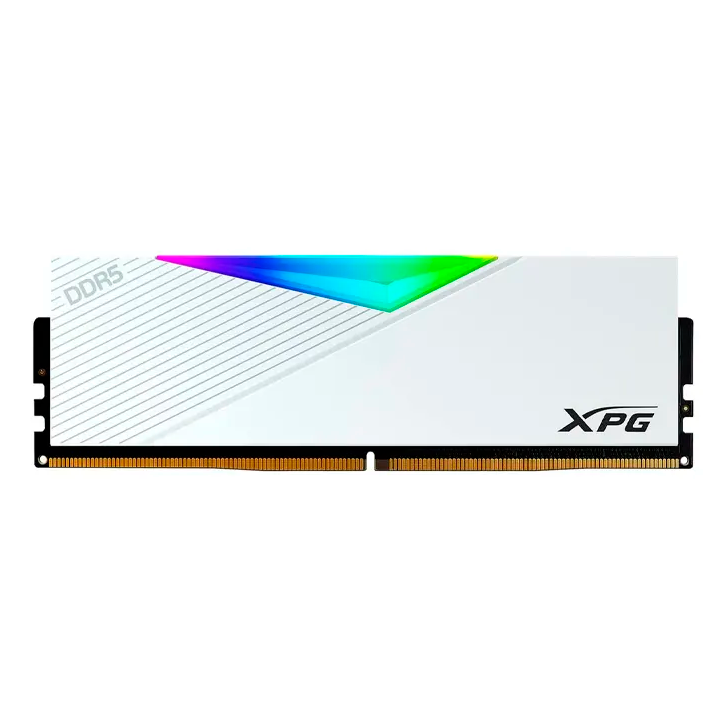 Memoria RAM XPG ADATA Lancer 16GB DDR5 5200MT/s OC RGB AX5U5200C3816G- CLARWH