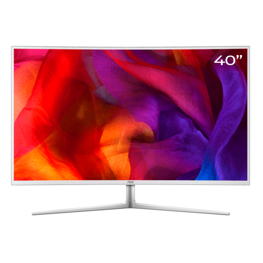 Monitor AOC 40"Class MVA Curvo C4008VH8 HDMIX2