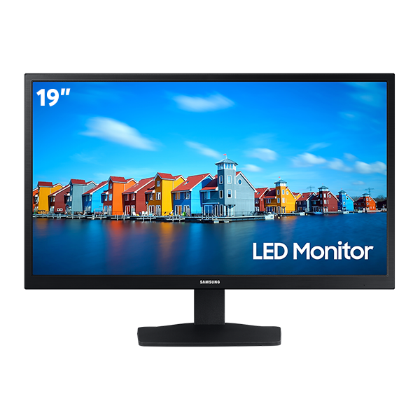Monitor Samsung AS33A Flat LED 19″ 1366 x 768, VGA, HDMI, Negro LS19A330NH