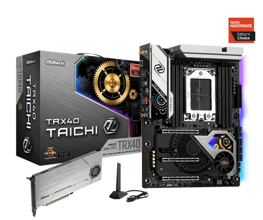 Motherboard AsRock TRX40 TAICHI STRX4 AMD 3RD GEN Threadripper