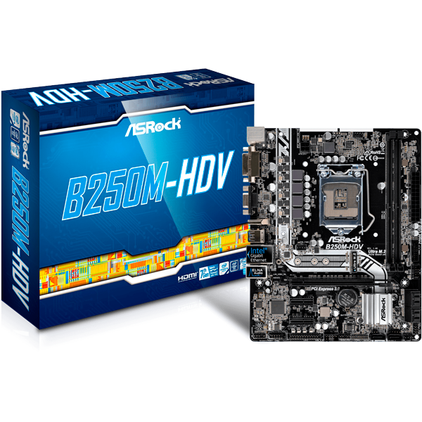 Motherboard B250M-HDV DDR4 1151 Asrock