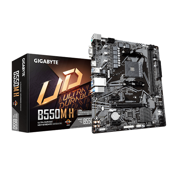 Motherboard Gigabyte B550M H Micro ATX AM4