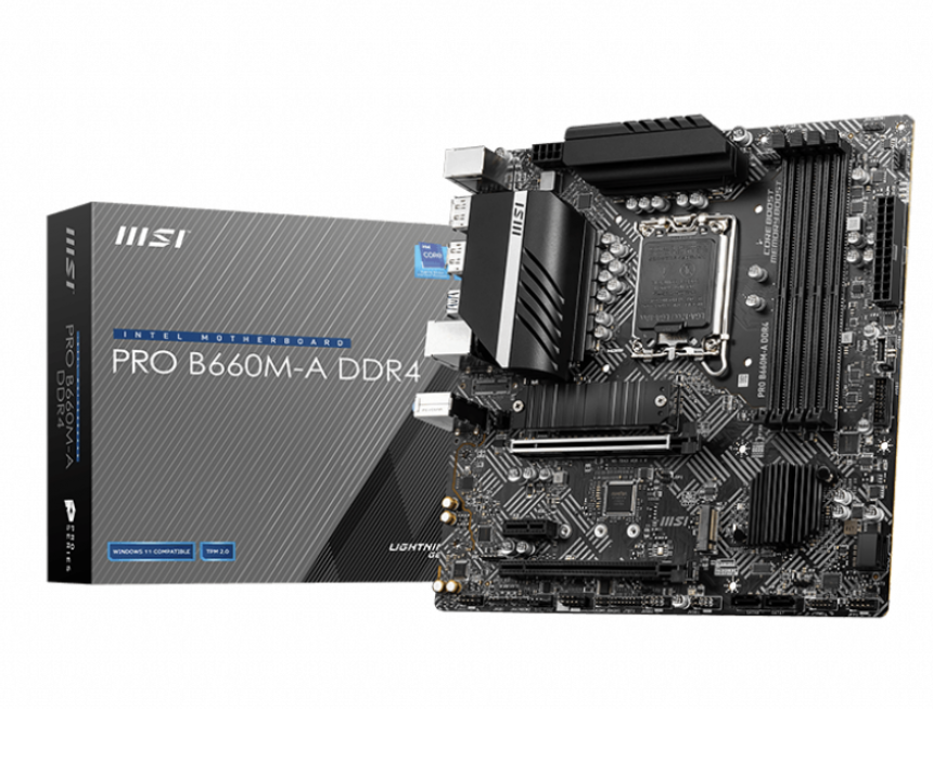 Motherboard MSI PRO B660M-A WIFI DDR4 LGA1700 911-7D43-004