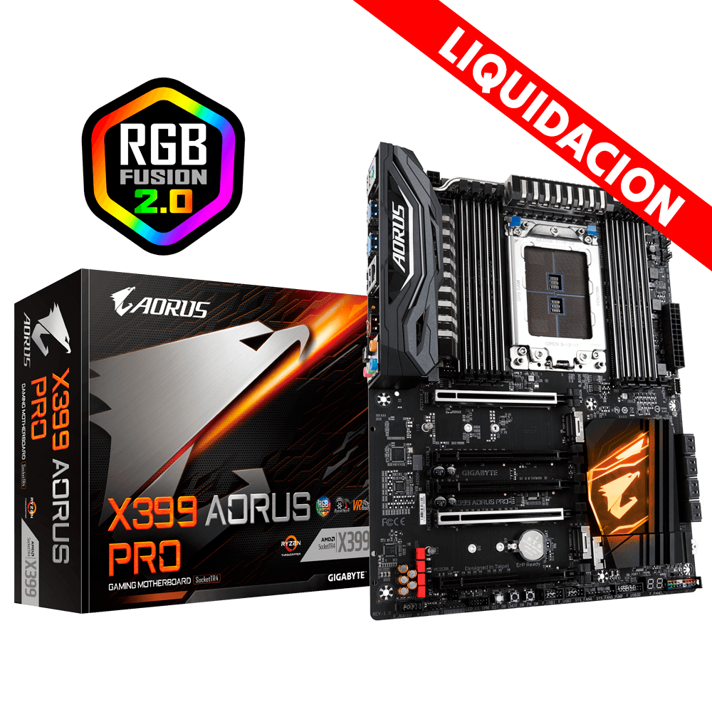 Motherboard X399 Aorus Pro AMD ATX Socket TR4 Gigabyte