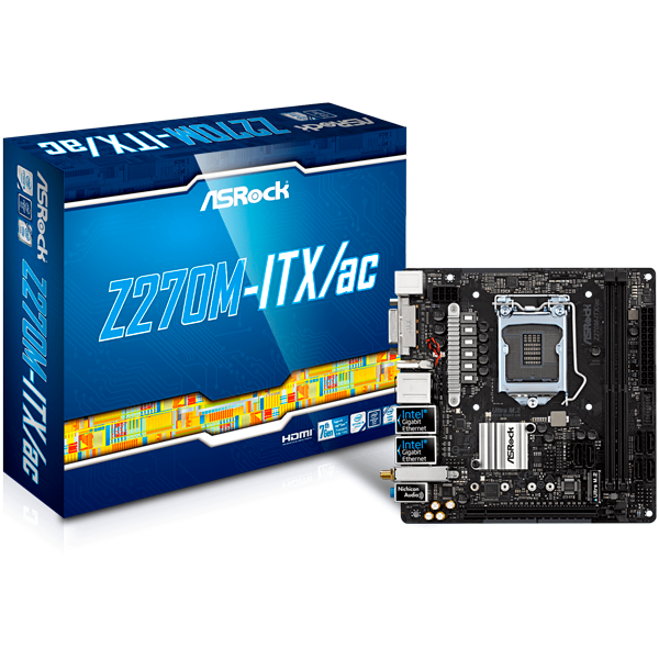 Motherboard Z270M-ITX/ac DDR4 1151 Asrock