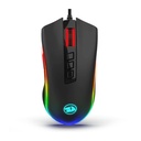 Mouse Gaming Redragon M711 Negro - FPS COBRA FPS 10,000DPI, Sensor Pixart P3360,  RGB Chroma, 8 Botones programables