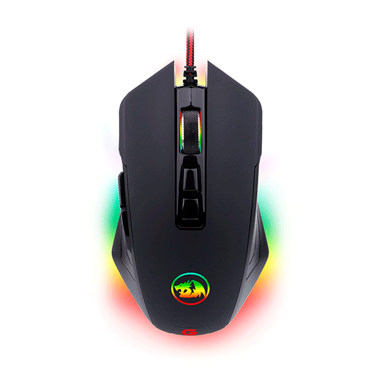 Mouse Gaming Redragon M715 DAGGER 8/5 Programable 10000 DPI RGB CROMA