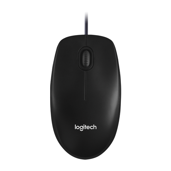 Mouse Logitech M100 Optico 3 Botones Cable USB Negro