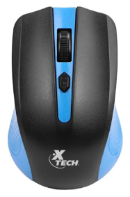 Mouse Xtech 2.4 GHz 4-button 1600dpi Black,BLUE XTM-310BL