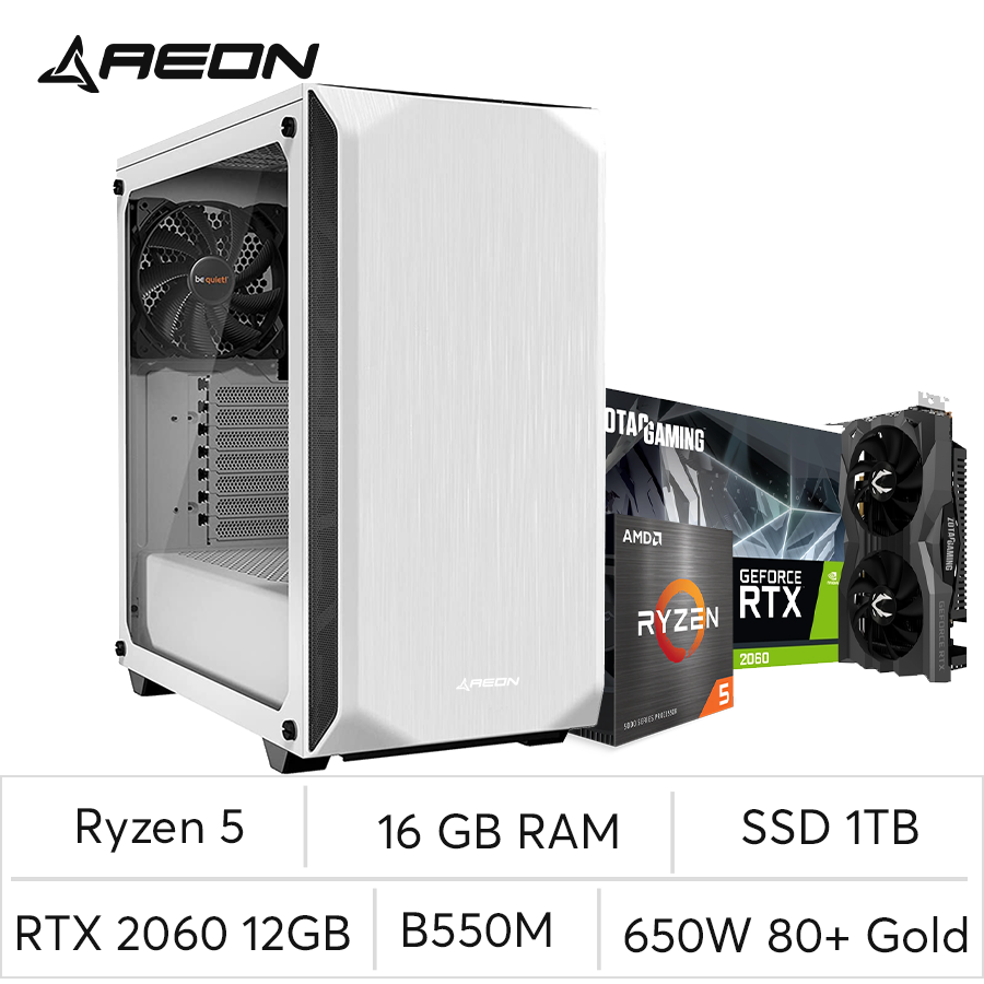 Pc Aeon Ryzen 5 5600X RTX 2060 12GB