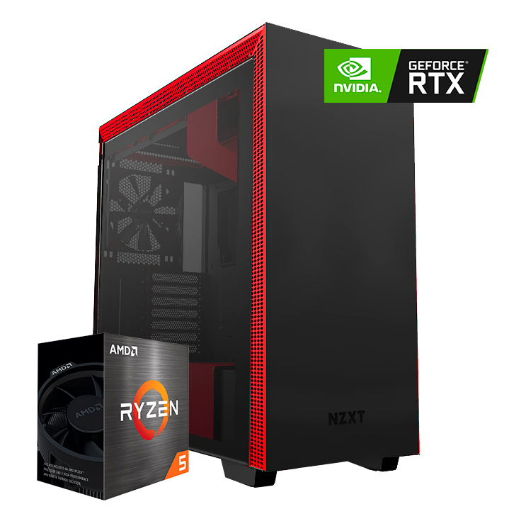PC H710 ZEN 5 4500, RTX 4060 TI 8GB, DDR4 16GB, M.2 256GB.