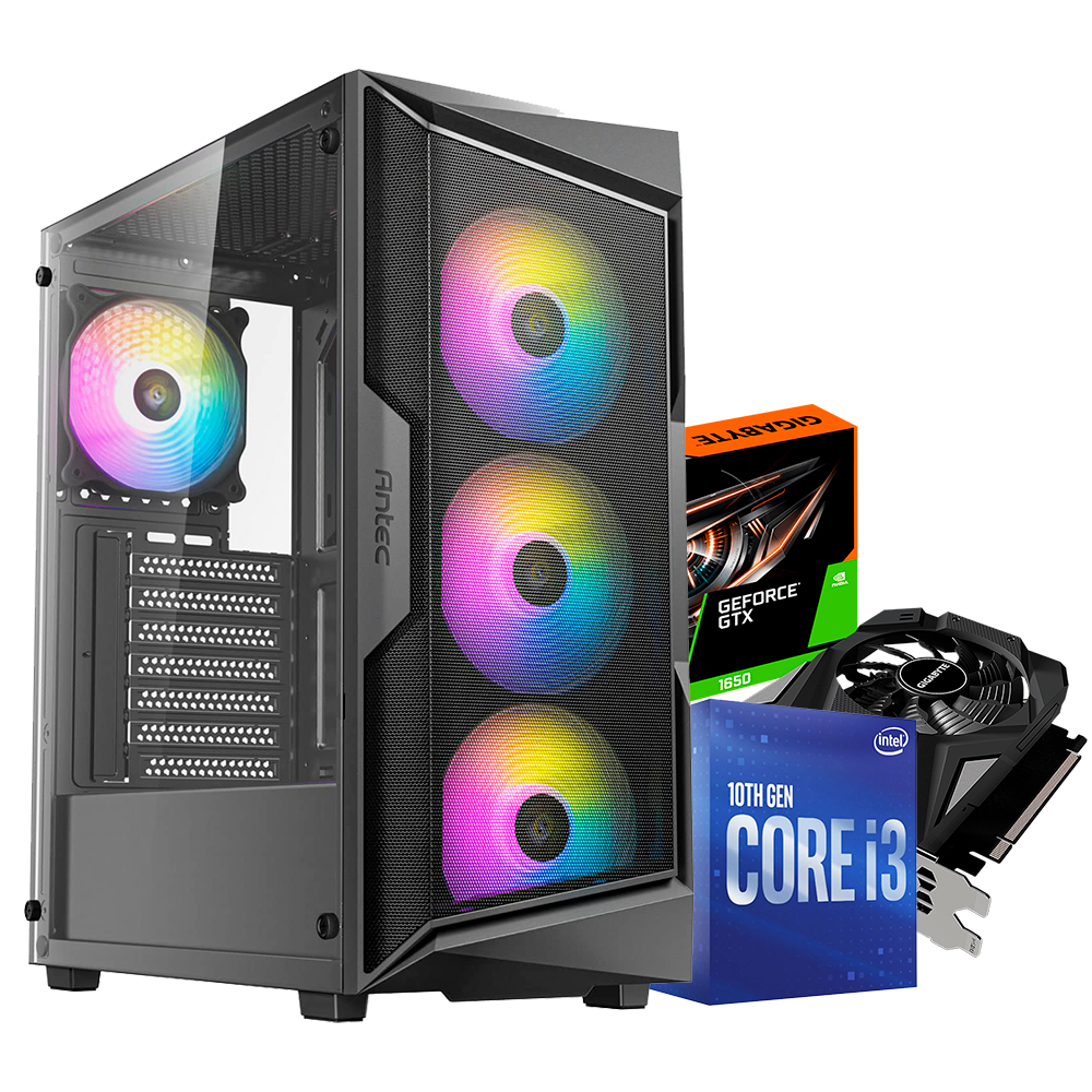 PC Intel Now i3-10100, GTX 1650 4GB, 16GB DDR4, 960GB SSD