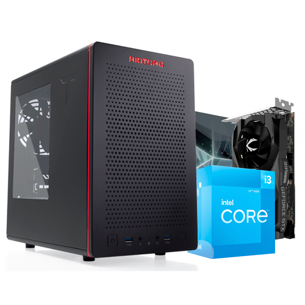 PC INTEL NOW MINI V2 i3 12100, GTX 1660 SUPER 6GB, 16GB DDR4, M.2 512GB, FUENTE 750W 80+ BRONCE