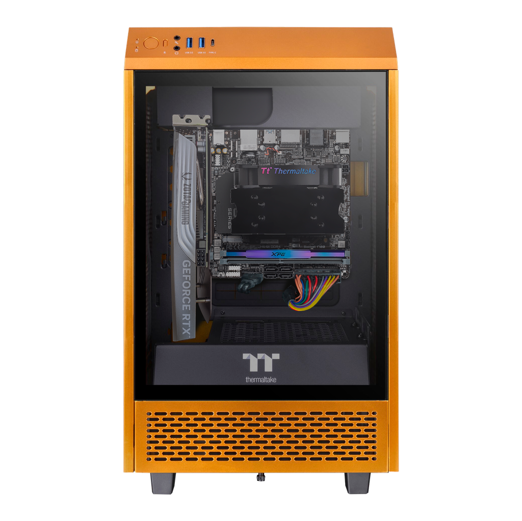 PC Mini Tower - Intel i5 12400, RTX 4060 8GB, M.2 512GB, RAM 16GB DDR4, H610, 550W 80+ Metalic Gold