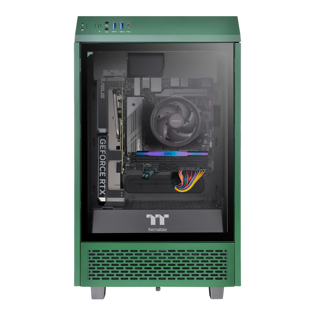 PC Poke Pal Green - Ryzen 5 5600, RTX 4060 8GB OC, 16GB DDR4 RGB, M.2 500GB, 650W 80+ Bronce B550M