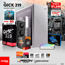 PC QICK 319 Ryzen 5 5600, RX 7800 XT 16GB GDDR6, 16GB DDR4, M.2 256GB, 750W 80+ Bronce