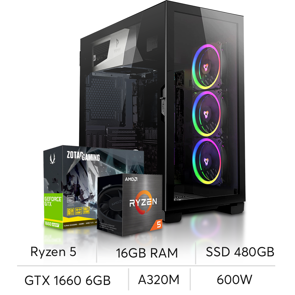 PC-RA - Ryzen 5 4500, GTX 1660 Super