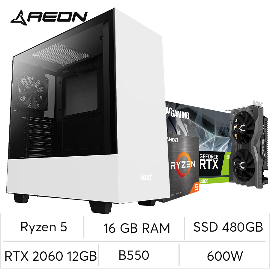 PC SNOW PRO, Ryzen 5 5500 RTX 2060