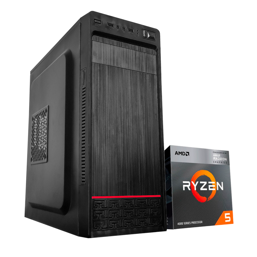 PC Standard AMD Ryzen 5 4600G, 256GB M.2, 16GB DDR4, 500W, B550M