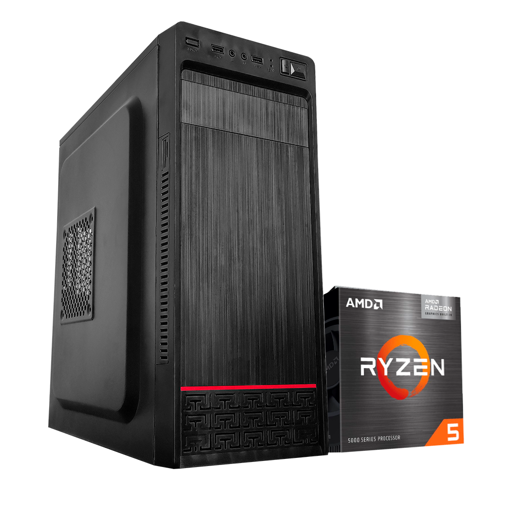 PC Standard AMD Ryzen 5 5600G, 256GB M.2, 16GB DDR4, 500W, B550M