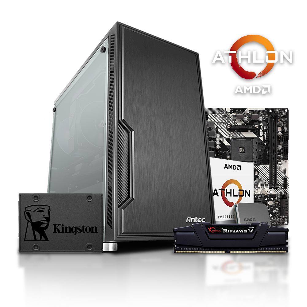PC Standard Athlon 3000G, 8GB DDR4, SSD 240GB, SK 10 + 500W