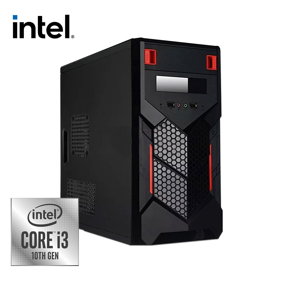 PC Standard Intel i3 10105, HDD 1TB, 8GB DDR4, 500W, Teclado Mouse y Bocinas