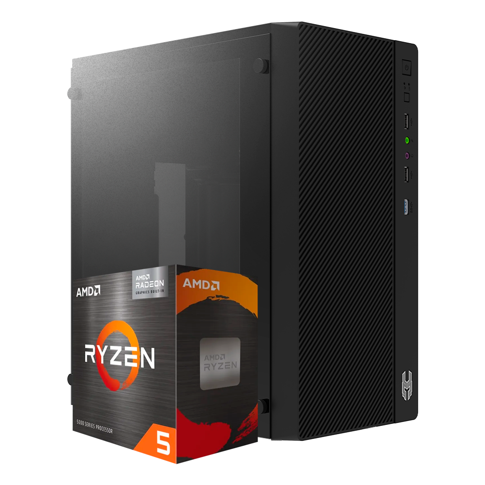 Pc Standard Ryzen 5 5600G, RAM 16GB, SSD 240GB, 500W