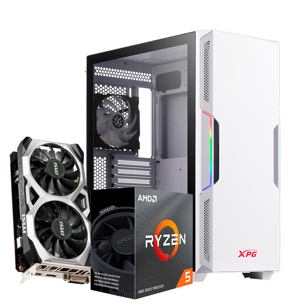 Pc Starker GTX Ryzen 5 4500, GTX 1650 4GB, 16GB DDR4, M.2 512GB, 700W 80+