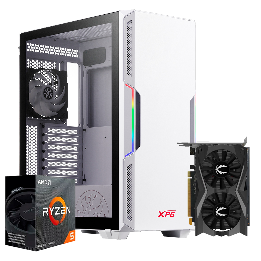 PC STARKER RYZEN 5 4500, GTX 1650 4GB, DDR4 16GB, M.2 500GB, 450W 80+