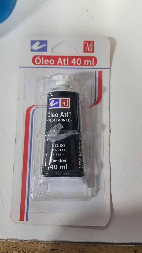Pintura Oleo  T-14 Negro Marfil No 225 Blist -Atl 40ml