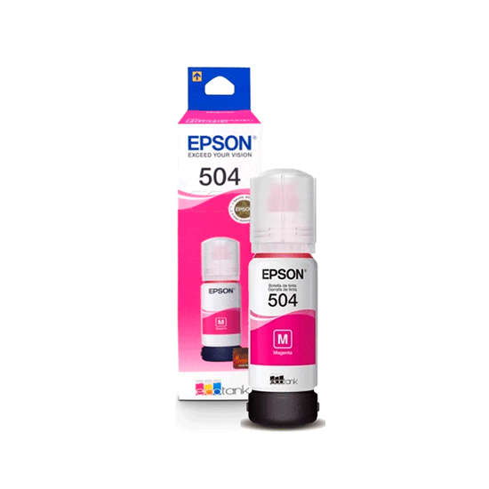 Refil de Tinta  EPSON 504 T504320-AL 70ML, Magenta