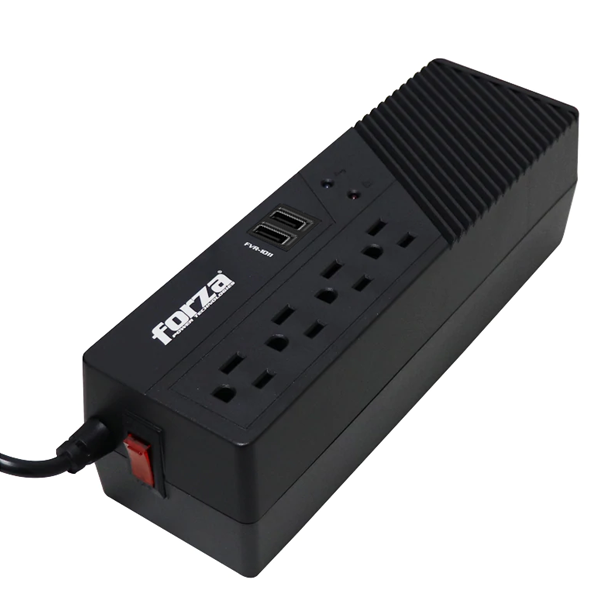 Regulador de Voltaje Forza 1000VA/500W 2 USB  FVR-1011USB