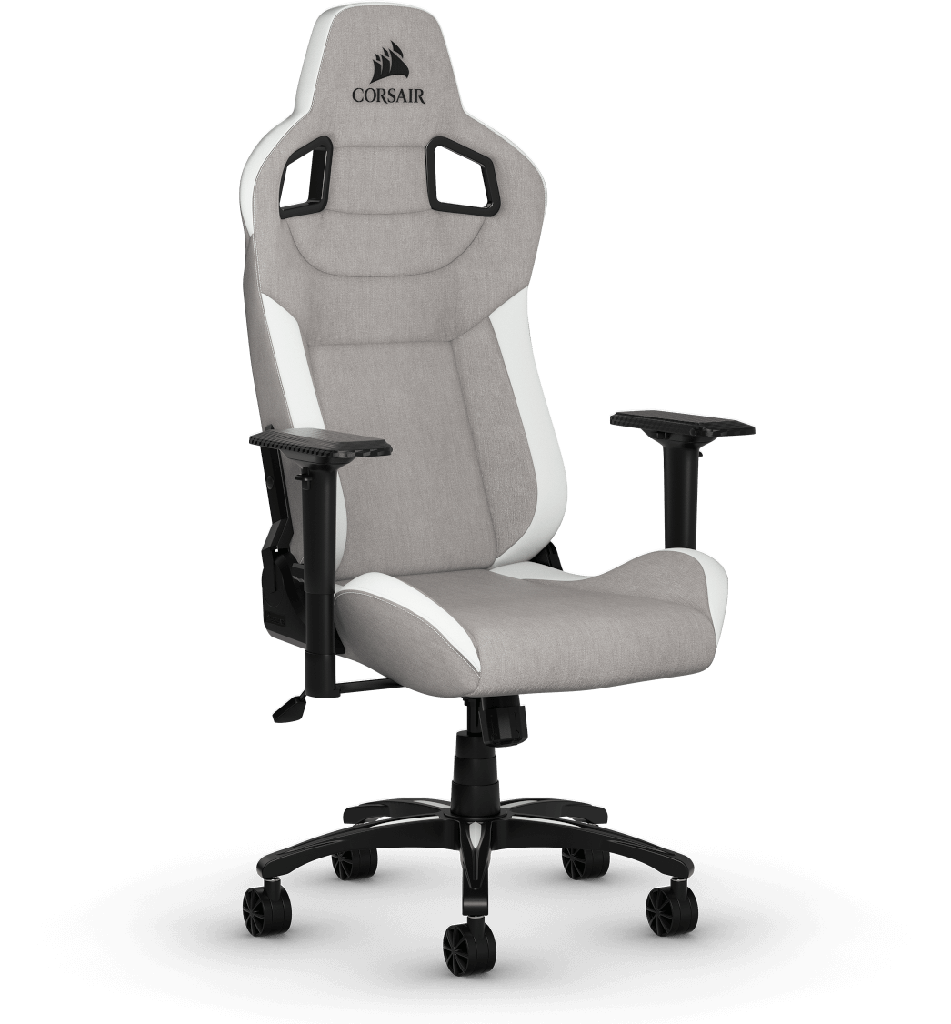 Silla Corsair T3 RUSH Gaming Grey White