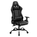 Silla Gamer T-Dagger Mustang - Negro Base Metalica - Descansa-brazos ajustables - Reclinable T-TC700BK