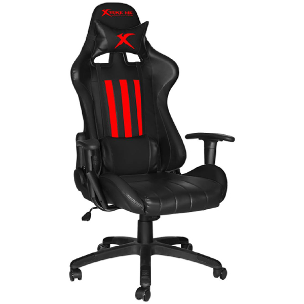 Silla Gamer Xtrike Me Negra Ergonomica Negro/Rojo
