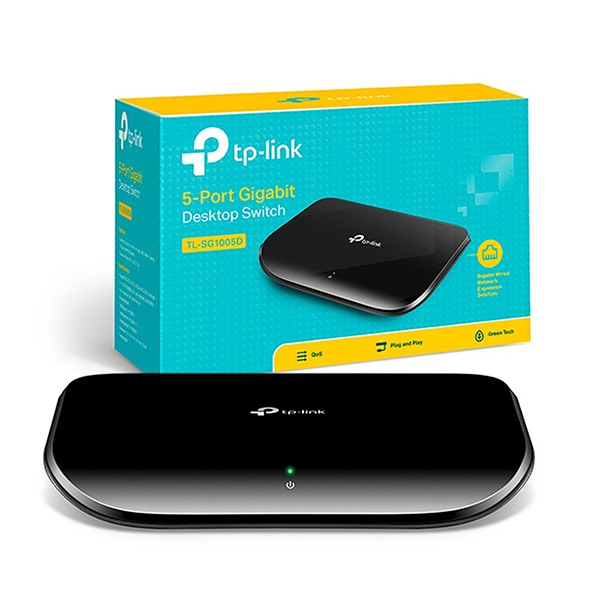 Switch Gigabit TP-Link 5 Puertos 10-100-1000 TL-SG1005D