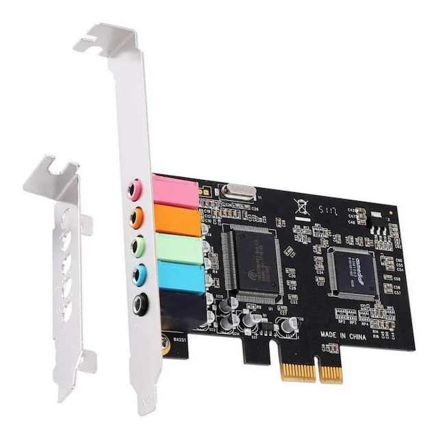 Tarjeta de sonido PCI-e 6.1 Canales AGI-5345